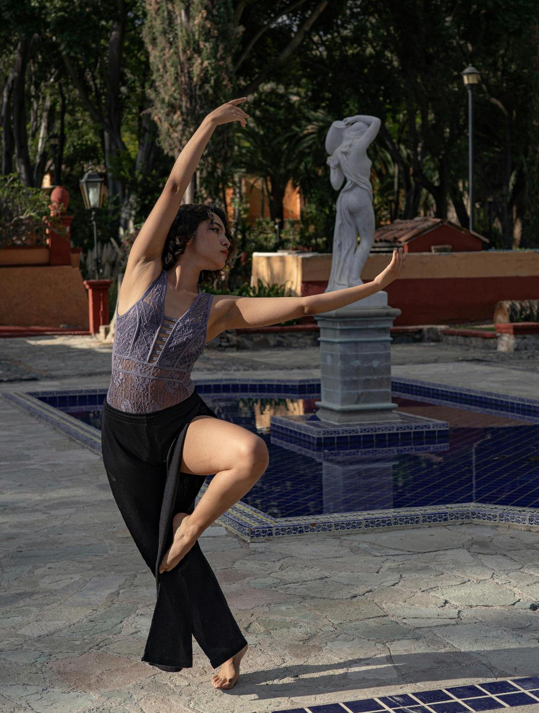 Input RGB image of a dancer